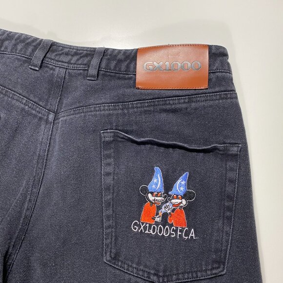 GX1000 Dimethyltryptamine Cropped wide leg jeans mens size 36x23.5 - Picture 7 of 9